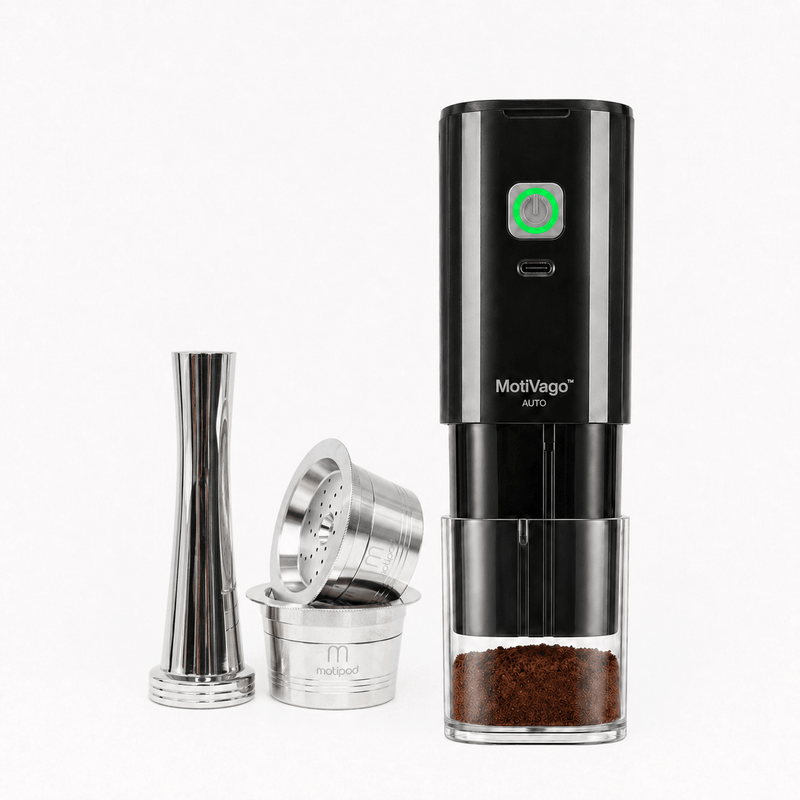 Platinum Bundle | Aldi K-fee® Compatible Pods + MotiVago™ Auto Grinder
